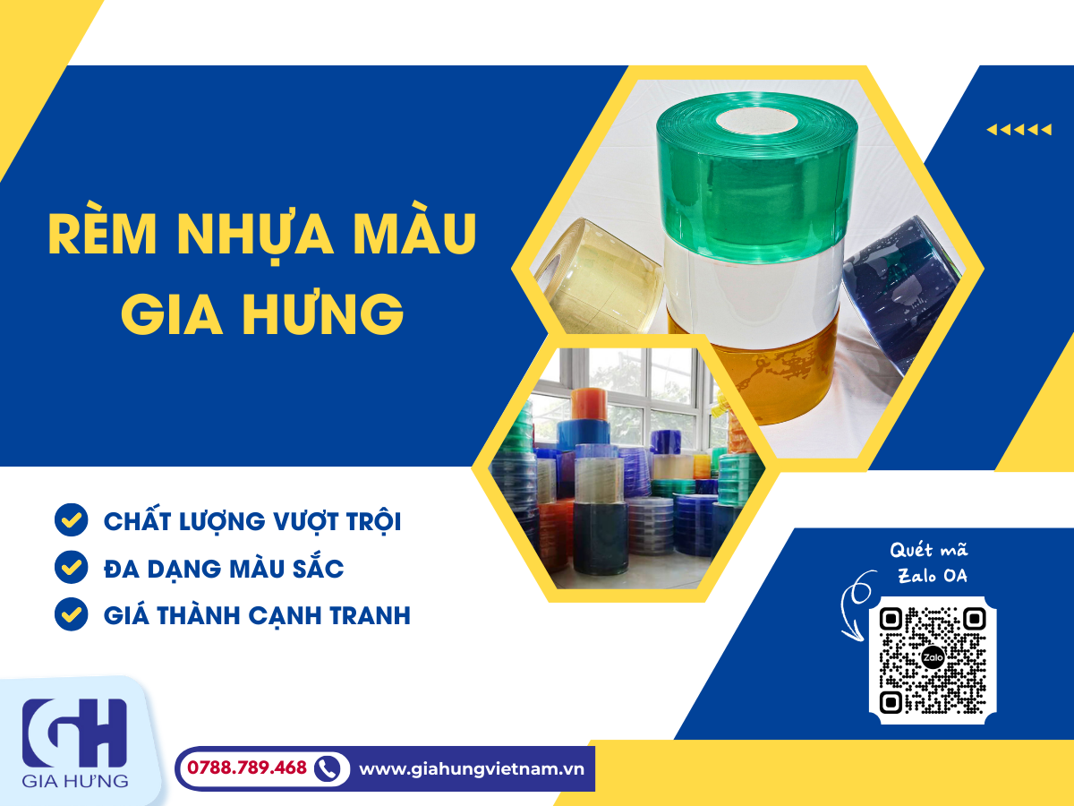 Rèm Nhựa Màu - Giải Pháp Tiện Lợi và Thẩm Mỹ Cho Mọi Không Gian