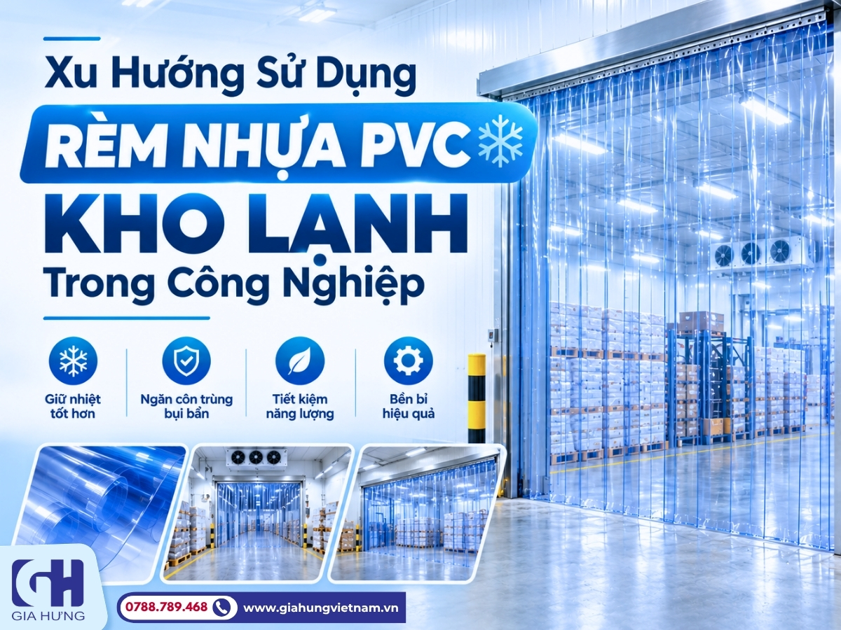 Xu Hướng Sử Dụng Rèm Nhựa PVC Kho Lạnh Trong Công Nghiệp