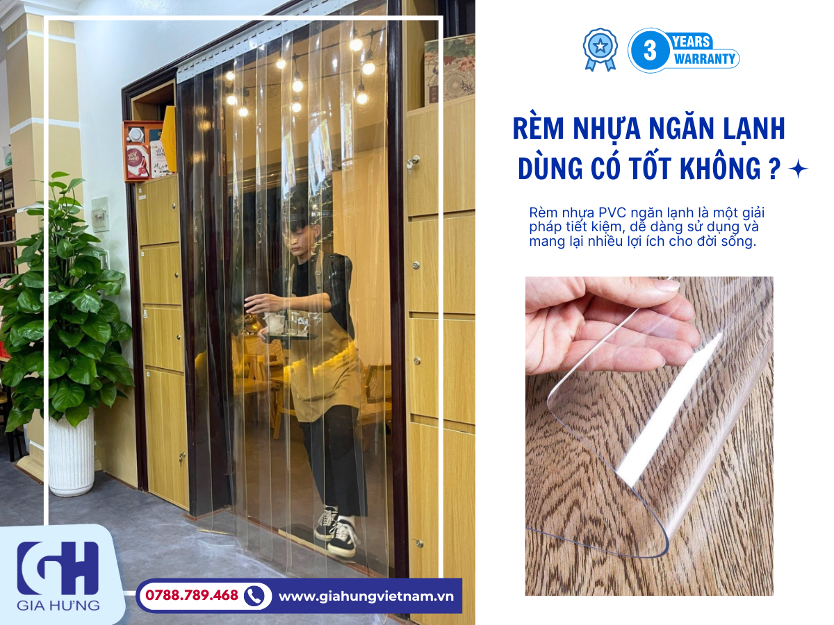 Rèm Nhựa PVC Ngăn Lạnh Có Tốt Không? Những Lý Do Bạn Nên Chọn Sản Phẩm Này