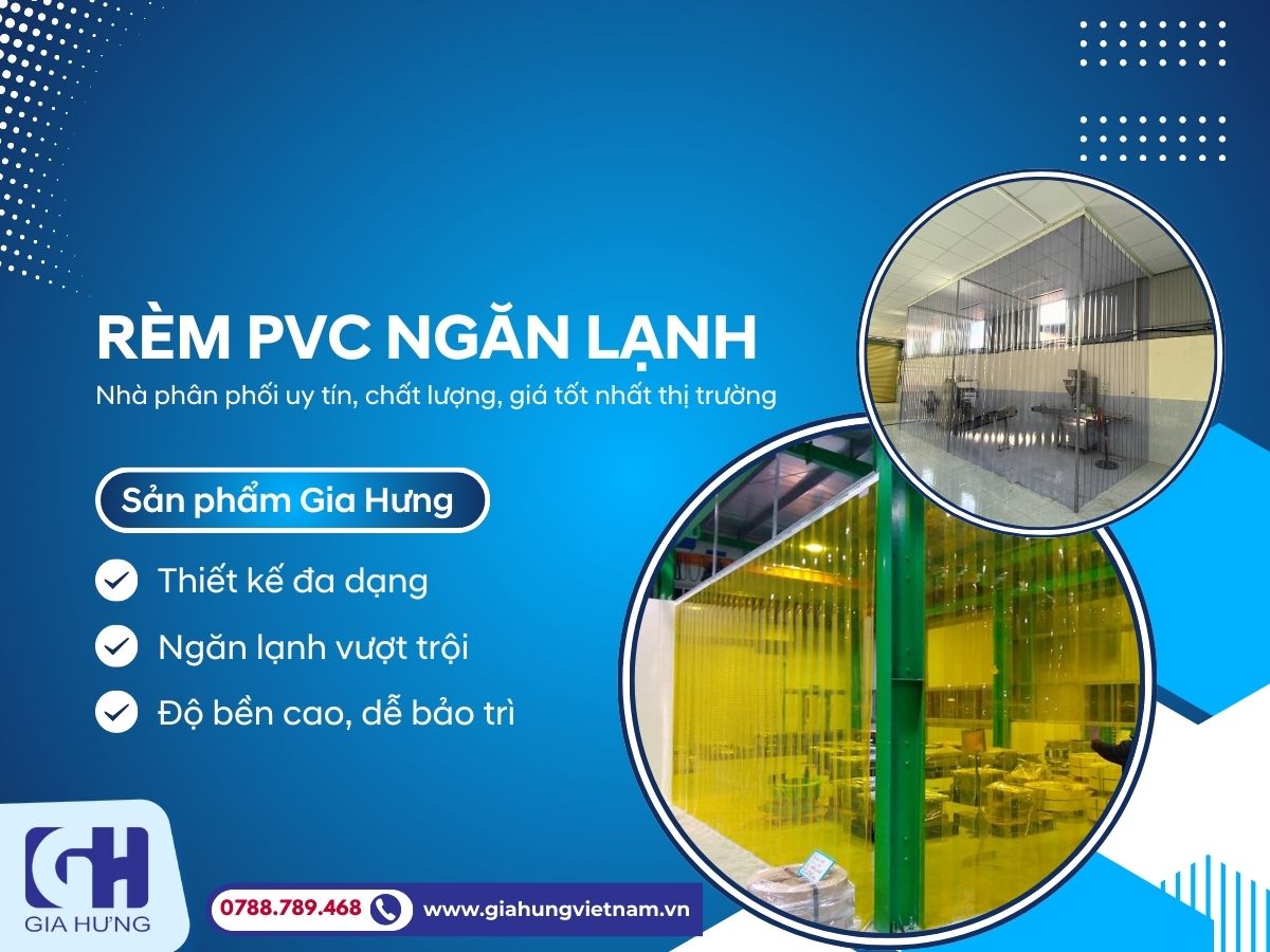 Nhà Cung Cấp Rèm PVC Ngăn Lạnh Uy Tín, Chất Lượng, Giá Rẻ 