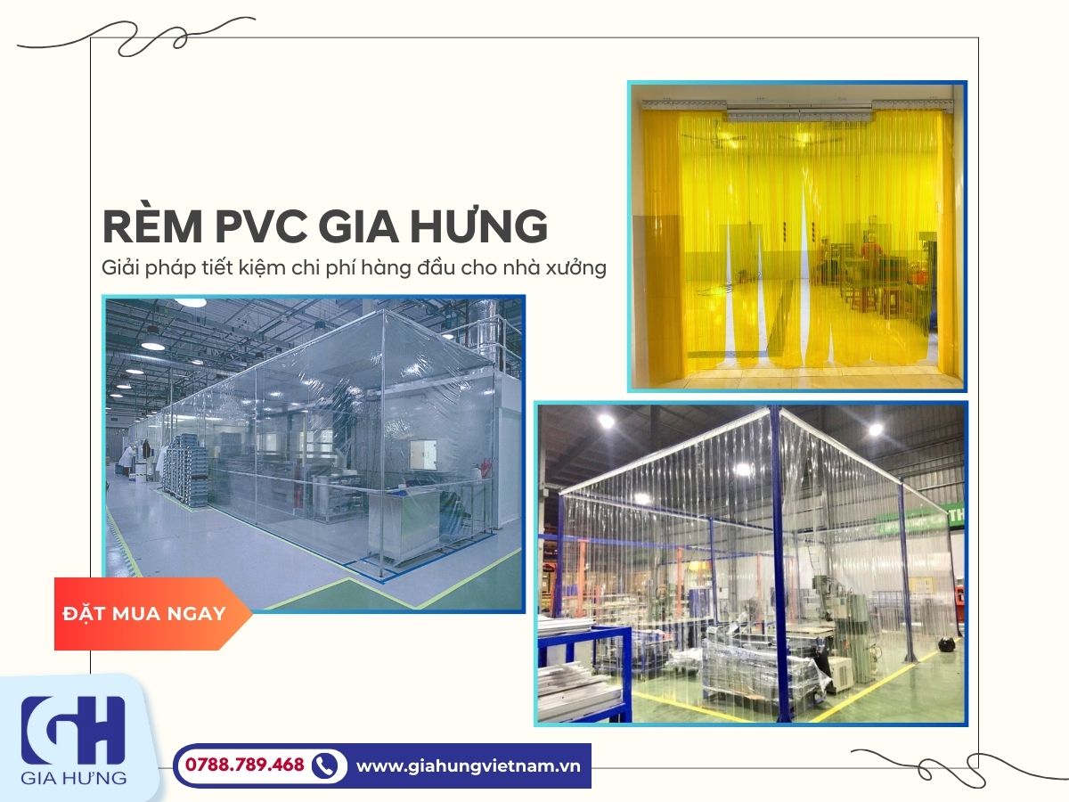 Giải pháp tiết kiệm chi phí cho nhà xưởng bằng rèm nhựa PVC ngăn lạnh