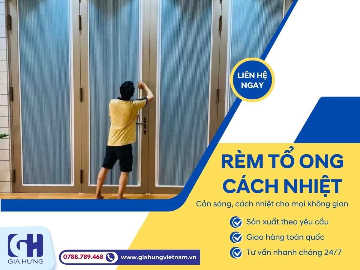 Rèm tổ ong cách nhiệt đem lại lợi ích gì cho không gian sống?