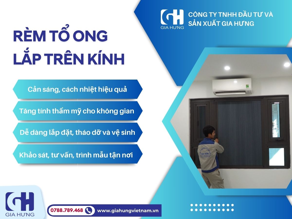 Top 5 ứng dụng rèm tổ ong lắp trên kính mà có thể bạn chưa biết