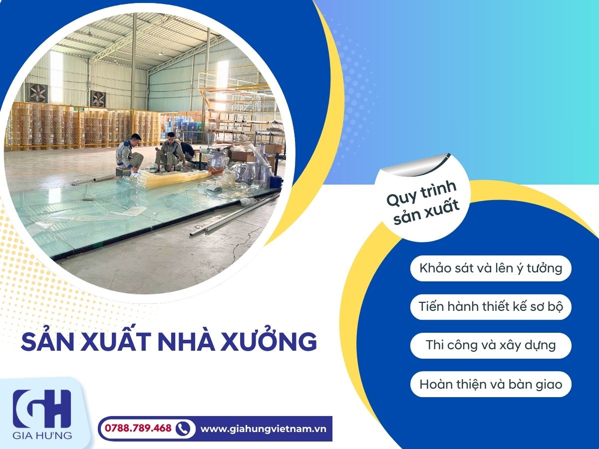 Cung Cấp Dịch Vụ Sản Xuất Nhà Xưởng Tiết Kiệm Chi Phí và Tối Ưu Hóa Công Năng