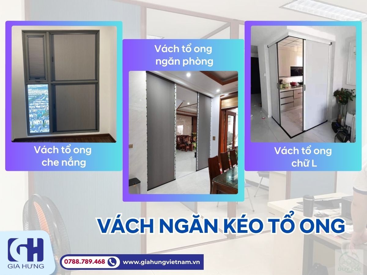 Tại Sao Vách Ngăn Kéo Tổ Ong Được Ưa Chuộng Hiện Nay?