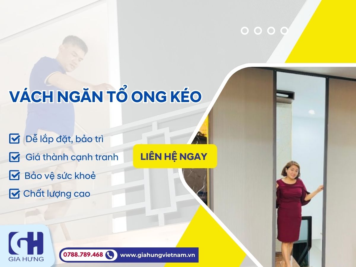 Bí quyết sử dụng vách ngăn tổ ong kéo trong thiết kế nhà ở