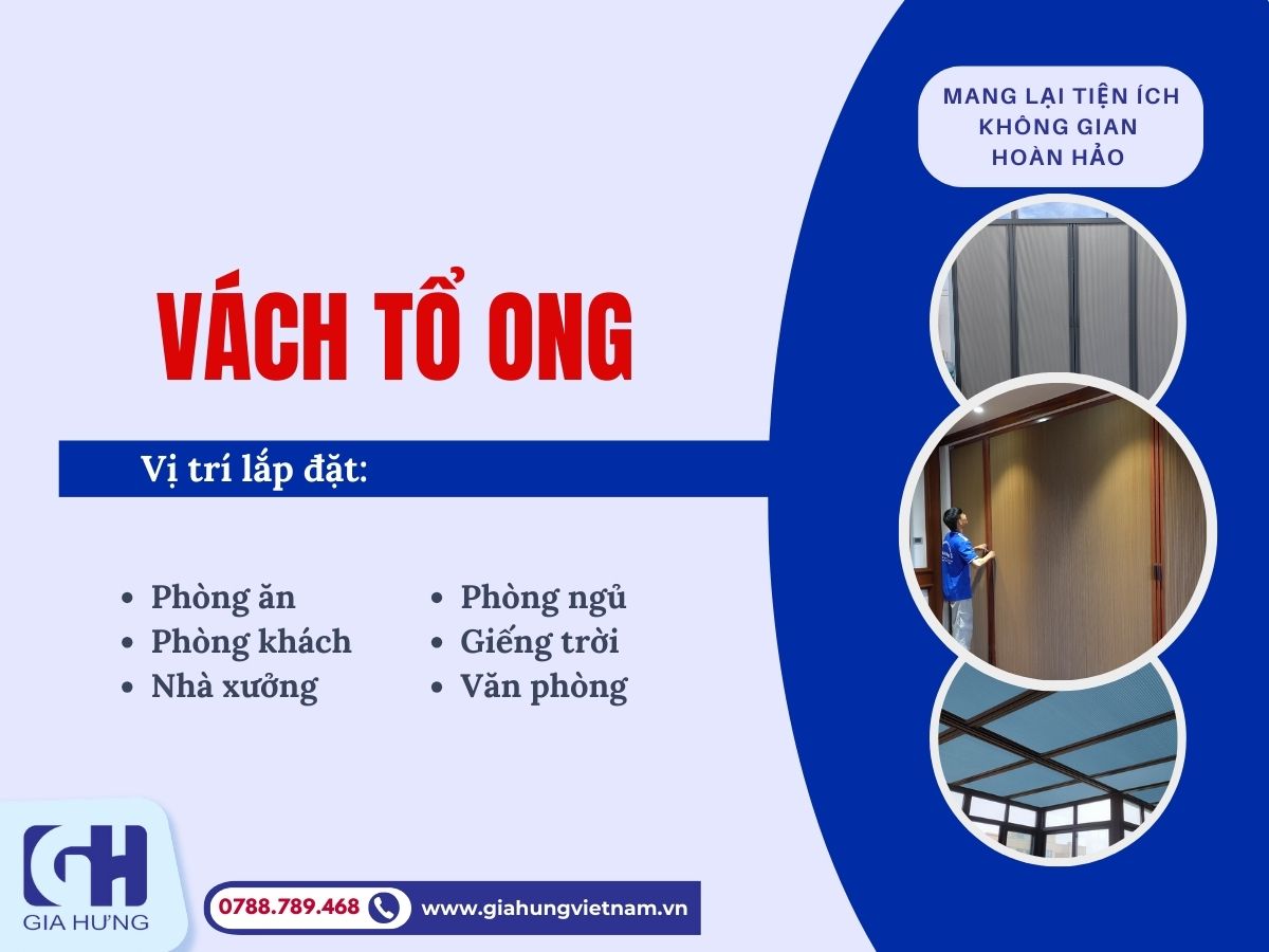 Vách Tổ Ong Giải Pháp Hoàn Hảo Cho Không Gian Hiện Đại